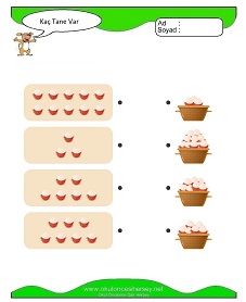 Kaç Tane Var Çalışma Sayfaları